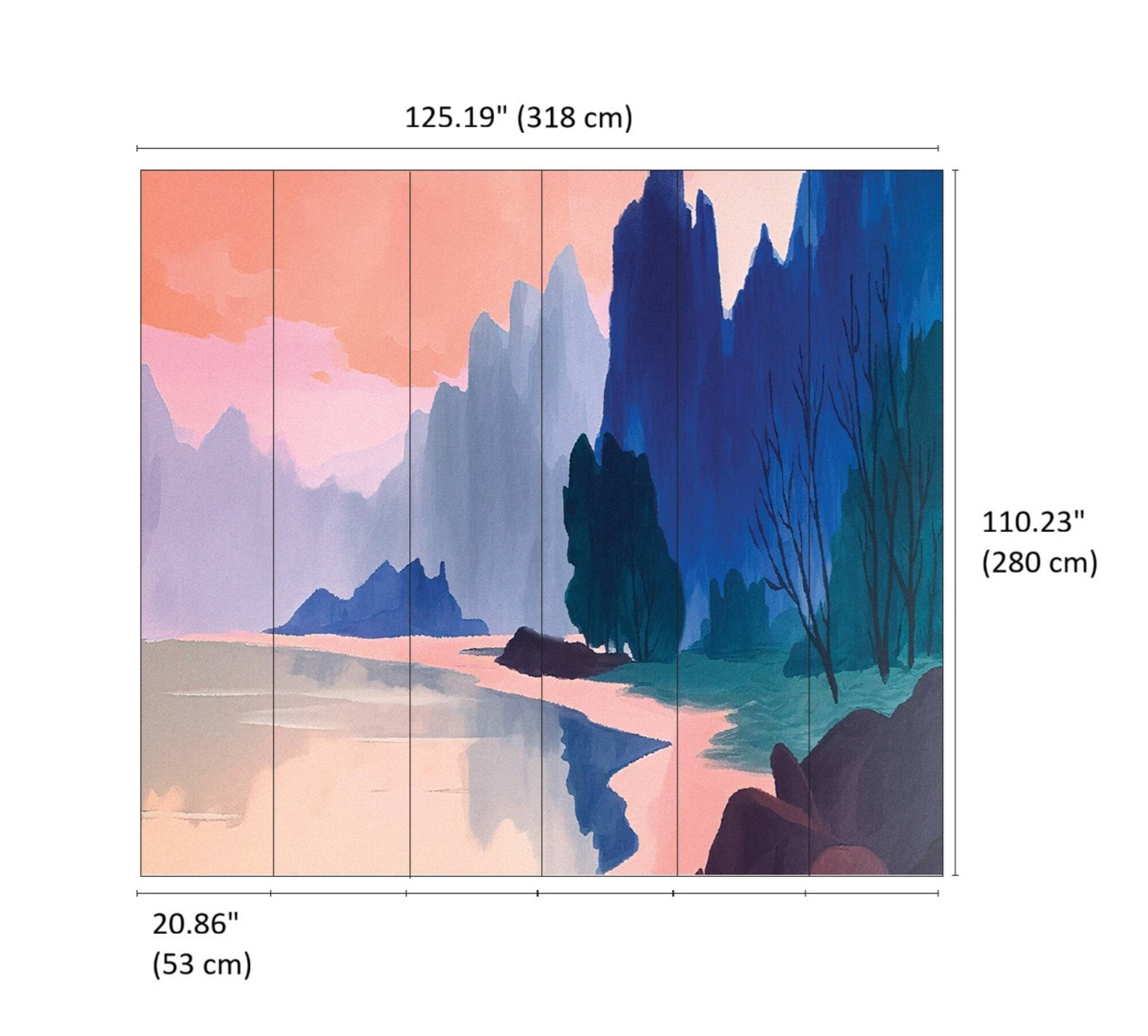 Designs Direct Mystic Reflections Wall Mural